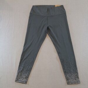 Z by Zobha Shine Leggings XXL Black Ombre High Waist Retail $89
